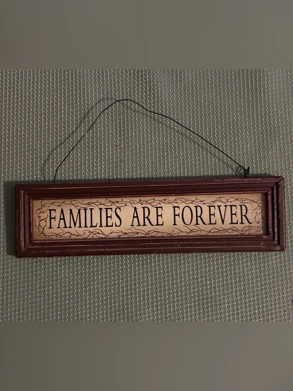 Vintage Wooden Wall Décor w/ Family Messages (2)